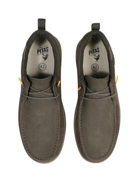 Zapatillas Walk In Pitas Aral Kaki Para Hombre