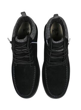 Botas Walk In Pitas Kent Coast Negro Para Hombre