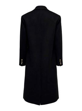 Abrigo Only Emma Military Negro Para Mujer
