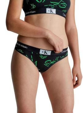 Braguita Calvin Klein Modern Bikini Negro Mujer