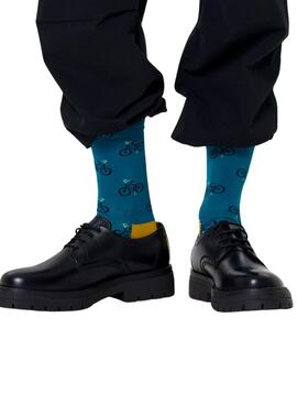 Calcetines Happy Socks Bike Azules Hombre y Mujer