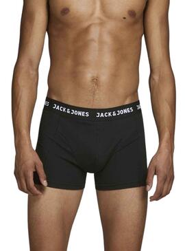 JACANTHONY TRUNKS 3 PACK BLACK