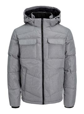 Chaqueta Jack and Jones Mason Gris para Hombre