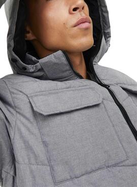Chaqueta Jack and Jones Mason Gris para Hombre