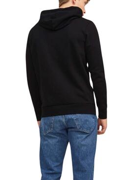 Sudadera Jack and Jones Oscar Negra para Hombre