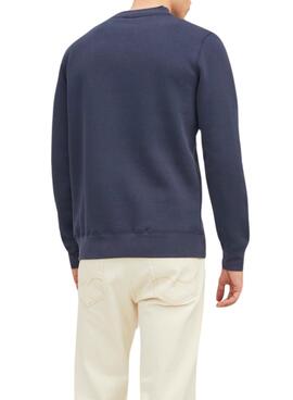Sudadera Jack and Jones Blushield Marino Para Hombre