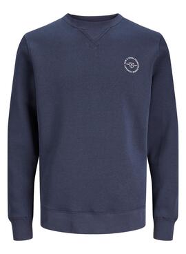 Sudadera Jack and Jones Blushield Marino Para Hombre