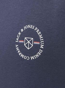 Sudadera Jack and Jones Blushield Marino Para Hombre