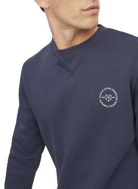 Sudadera Jack and Jones Blushield Marino Para Hombre