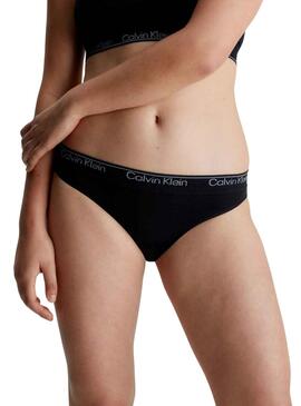 Braga Calvin Klein Bikini Negra para Mujer