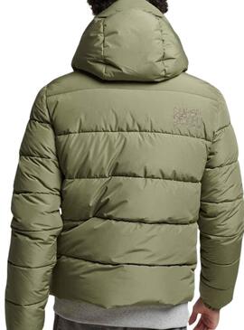 Chaqueta Superdry Sports Puffer Verde para Hombre