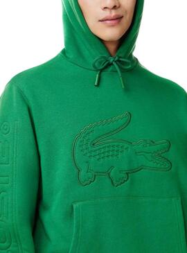Sudadera Lacoste Basic XL Verde Para Hombre