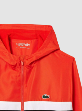 Chándal Lacoste Tennis Color Block Naranja Hombre