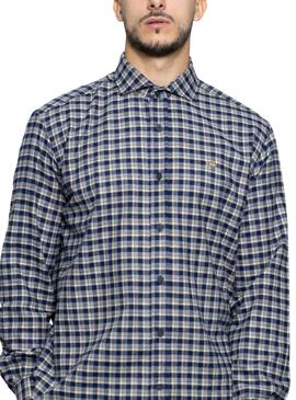 Camisa Klout London Azul para Hombre