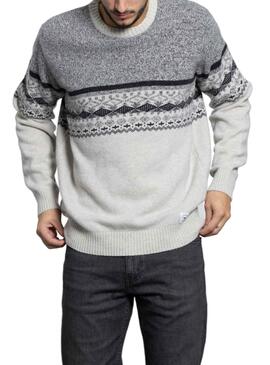 Jersey Klout Greca Gris para Hombre