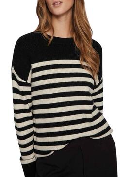 Jersey Vila Viril Rayas Negro para Mujer