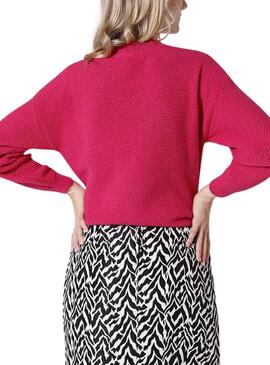 Jersey Naf Naf Calados Rosa Para Mujer