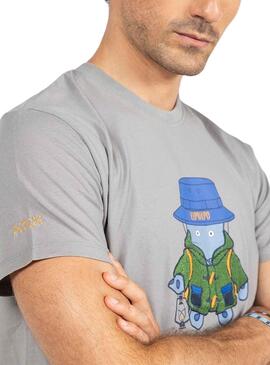 Camiseta El Pulpo Explorer Antracita Para Hombre