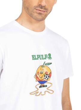 Camiseta El Pulpo Naranjito RFEF Blanco Hombre