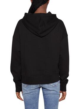 Sudadera Calvin Klein Relaxed Negro para Mujer