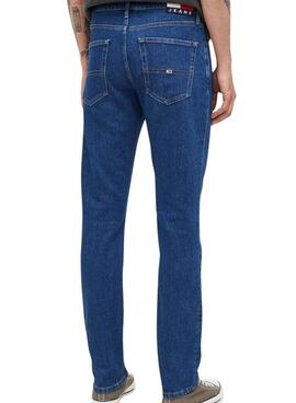 Pantalón vaquero Tommy Jeans Scanton marino para hombre 