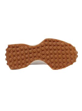 Zapatillas New Balance WS327V1 beige y granate para mujer