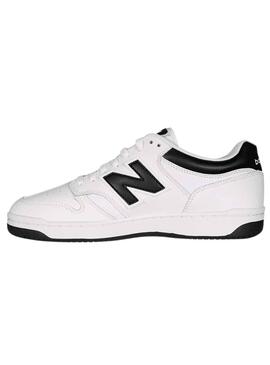 Zapatillas New Balance 480 blanco y negro para hombre
