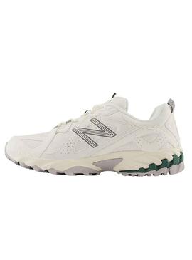 Zapatillas New Balance 610T blancas y verdes para hombre.