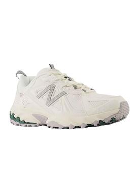 Zapatillas New Balance 610T blancas y verdes para hombre.