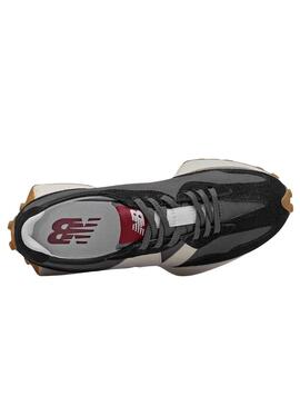 Zapatillas New Balance 327 negro y gris para mujer