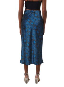 Falda Only Katie Midi Azulon para Mujer