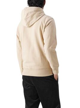 Sudadera Calvin Klein Badge Hoodie Beige Hombre