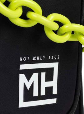 Mochila Munich Cadena Negro Para Mujer