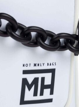 Mochila Munich Cadena Blanco Para Mujer