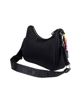 Bolso Munich Baguette Negro Para Mujer