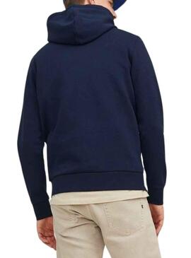 Sudadera Jack And Jones Corp Logo Hood Marino