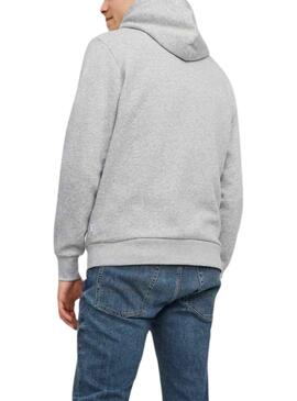 Sudadera Jack And Jones Corp Logo Gris Hombre