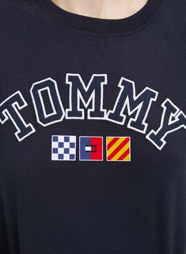 Sudadera Tommy Jeans Archive marino para mujer 