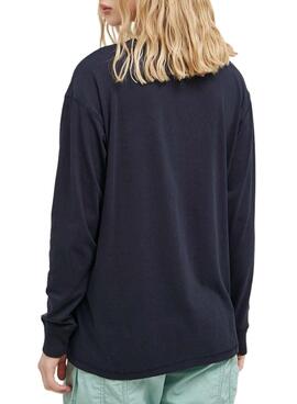 Sudadera Tommy Jeans Archive marino para mujer 