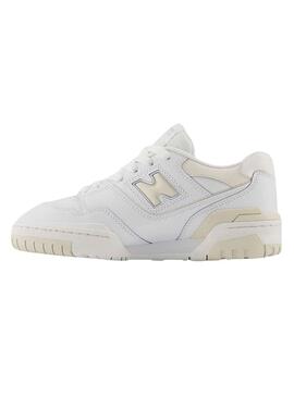 Zapatilla New Balance GSB550BK blanco para niño y niña