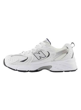 Zapatillas New Balance GR530SB blanco para niño y niña