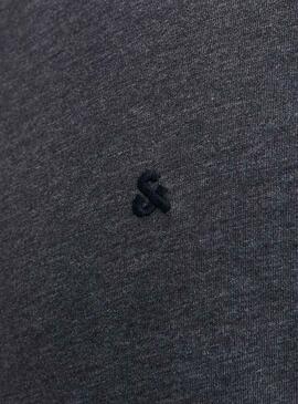 Camiseta Jack And Jones Paulos Gris Para Hombre
