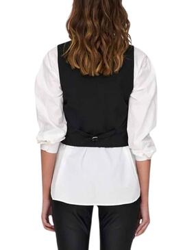 Chaleco Only Diane Negro Para Mujer