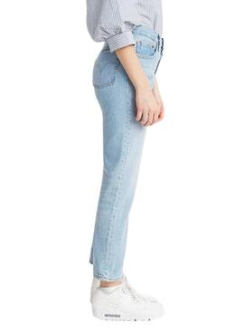 Pantalón Vaquero Levi's 501 Crop Ojai Azul Mujer