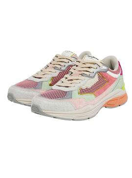 Zapatillas Pepe Jeans Dave Rise Rosa para Mujer
