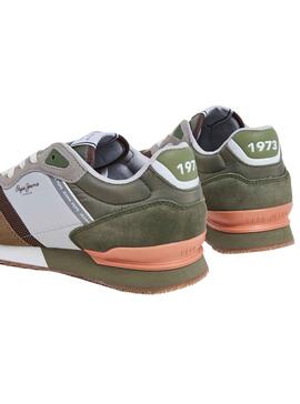 Zapatillas Pepe Jeans London Urban Marrón Hombre