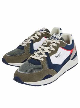 Zapatillas Pepe Jeans X20 Verde para Hombre