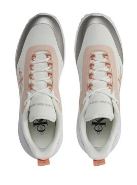 Zapatillas Calvin Klein Low Lace Blanco para Mujer