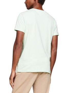 Camiseta Tommy Hilfiger Stretch Verde para Hombre