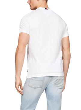 Camiseta Tommy Hilfiger Global Blanco para Hombre